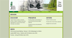 Desktop Screenshot of ontarioforesthistory.ca
